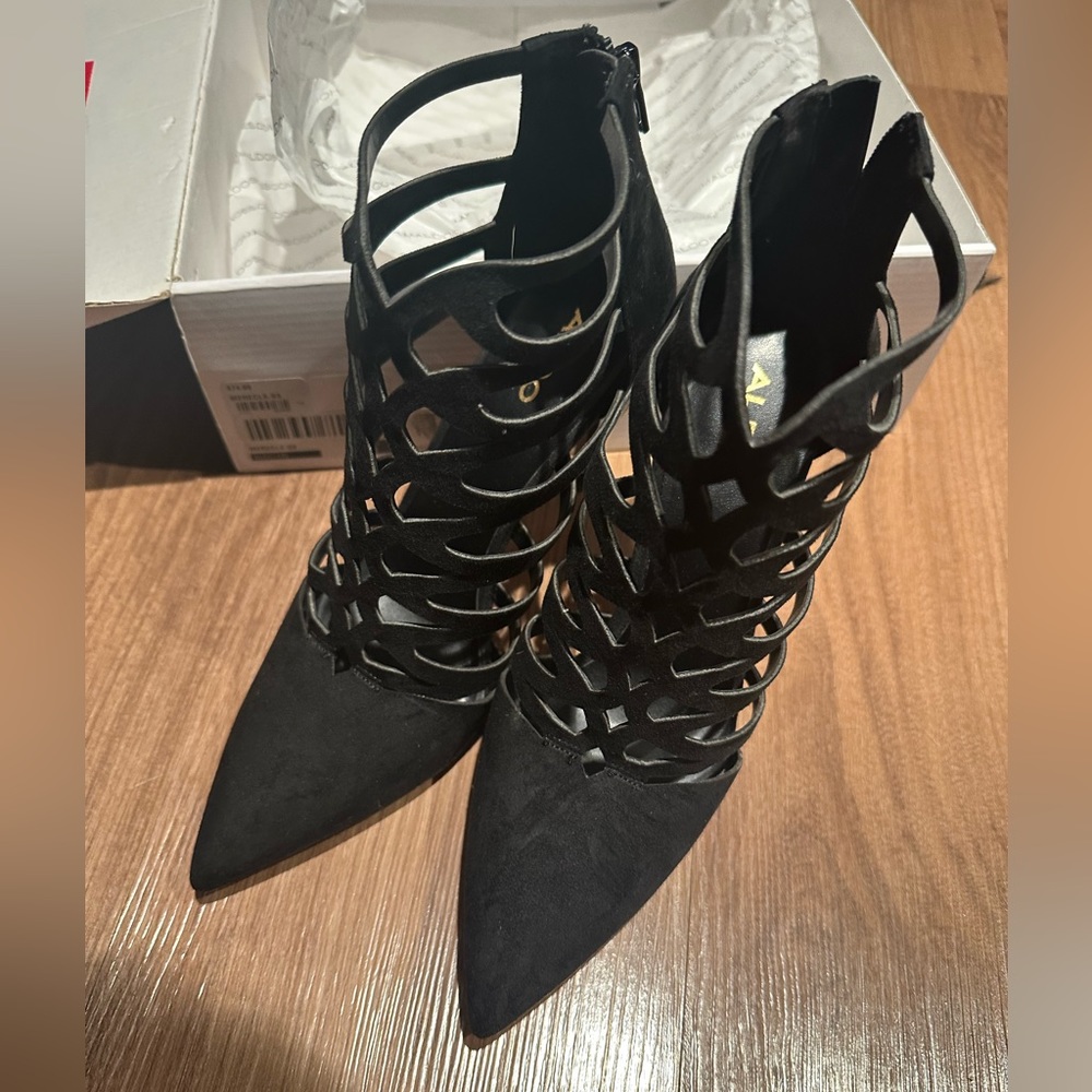 ALDO Merecla stilettos black heels Size 8 new